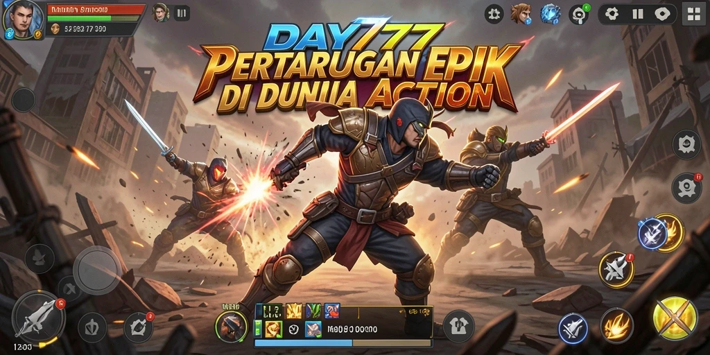 Tangkapan layar menunjukkan aksi seru dari game DAY777.