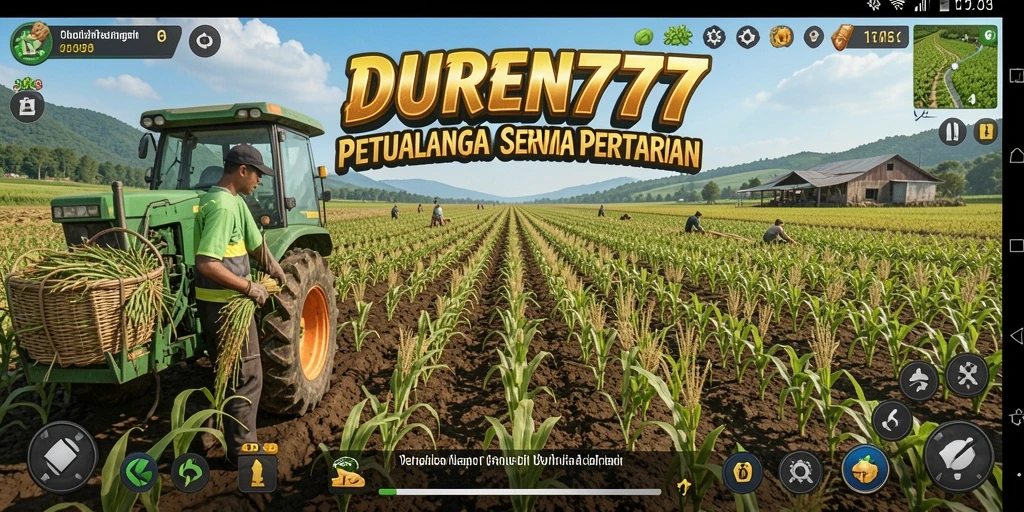 Tampilan menarik dari permainan bertani di DUREN777.