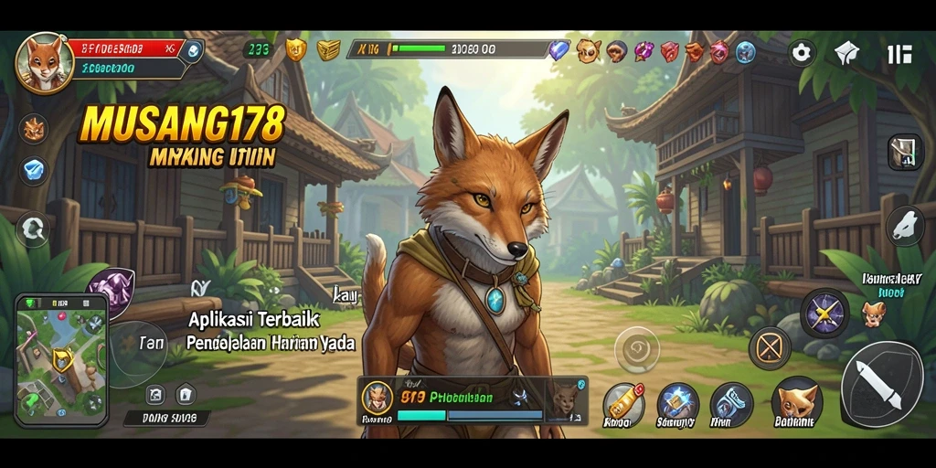 Screenshot MUSANG178 menampilkan antarmuka pengguna yang intuitif.