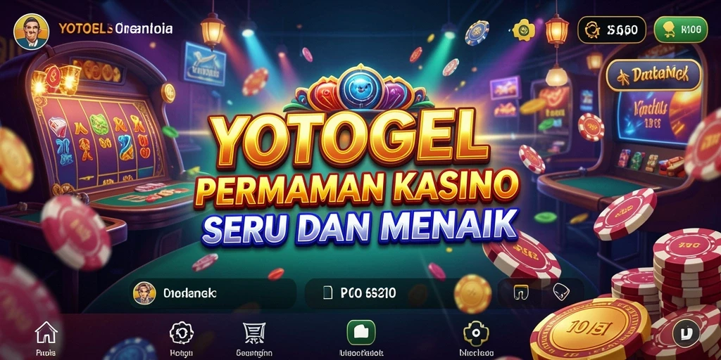 Tampilan screenshot YOTOGEL menunjukkan suasana permainan Kasino yang mendebarkan.